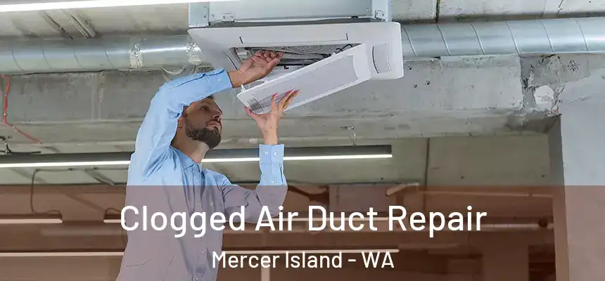 Clogged Air Duct Repair Mercer Island - WA